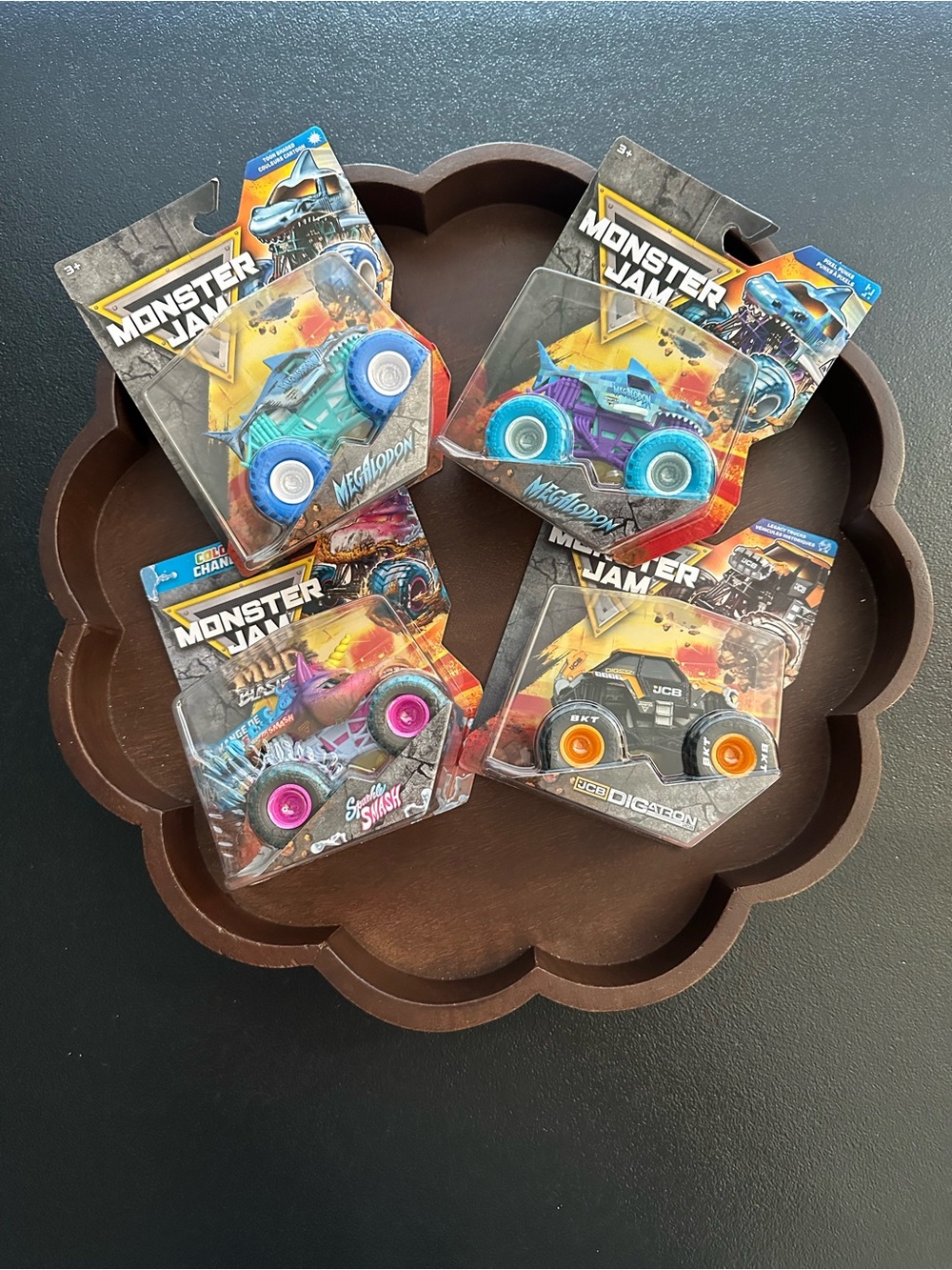 Monster Jam Monster Trucks Bundle of 4
